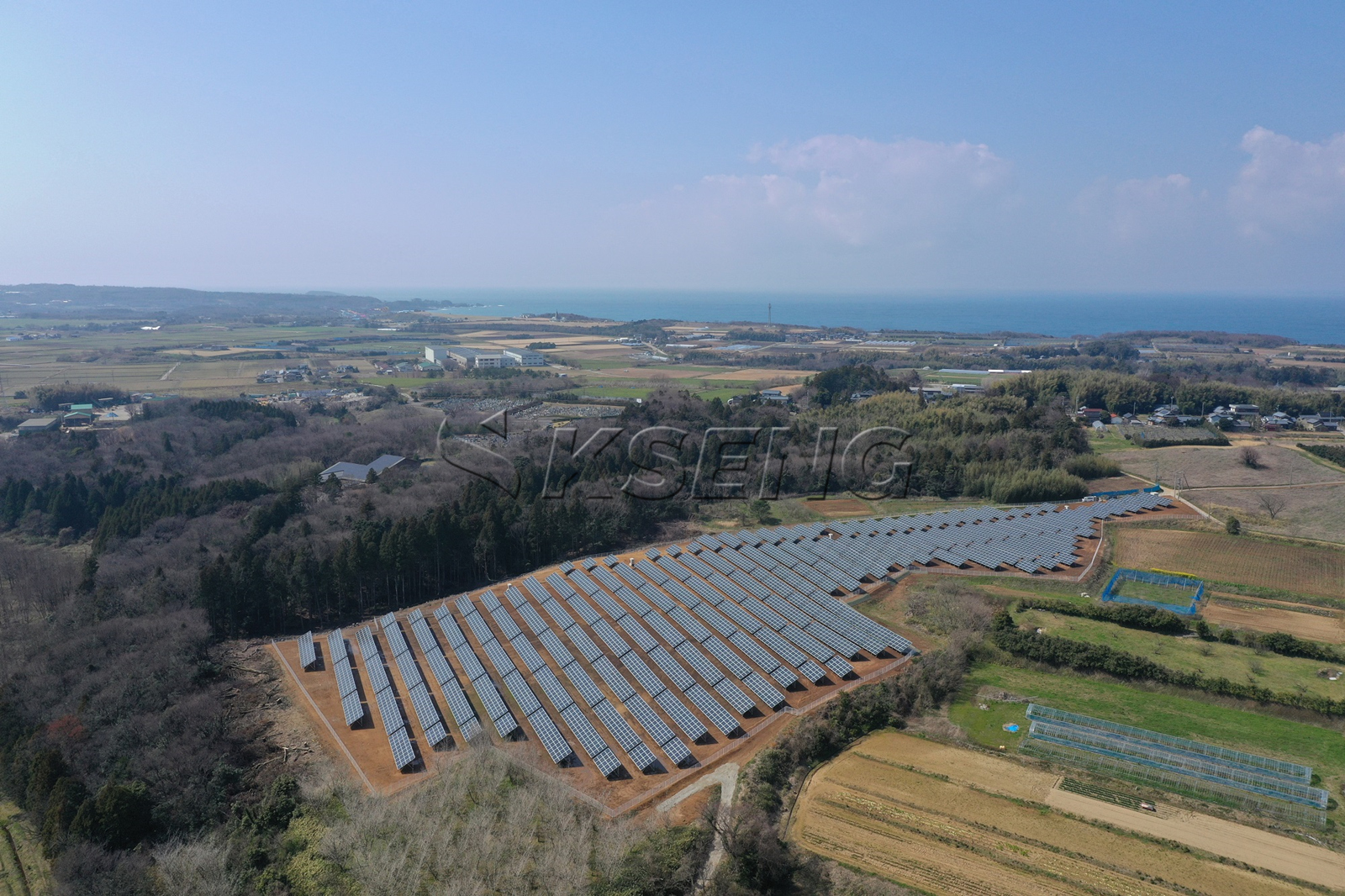 日本福井地面光伏支架2457KW